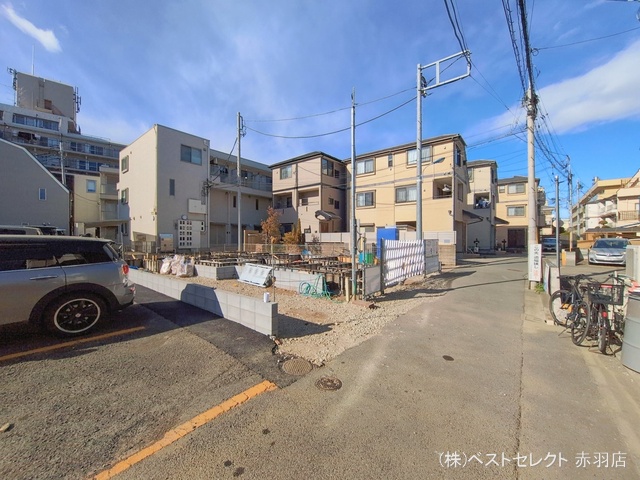 東京都北区堀船3丁目の新築戸建て基礎写真 2026年1月21日撮影