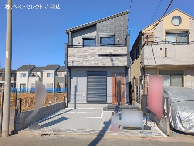 東京都練馬区石神井台８丁目の新築戸建て完成写真 2026年2月1日撮影