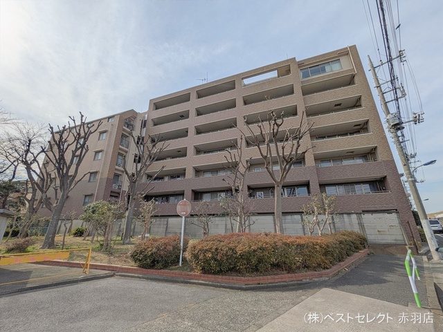 東京都北区浮間２丁目のマンション『ディアステージ浮間公園リバーシア』外観写真 2026年2月4日撮影