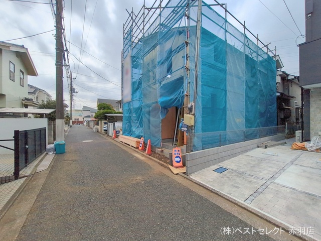 東京都練馬区東大泉7丁目の新築戸建て上棟写真 2026年2月23日撮影