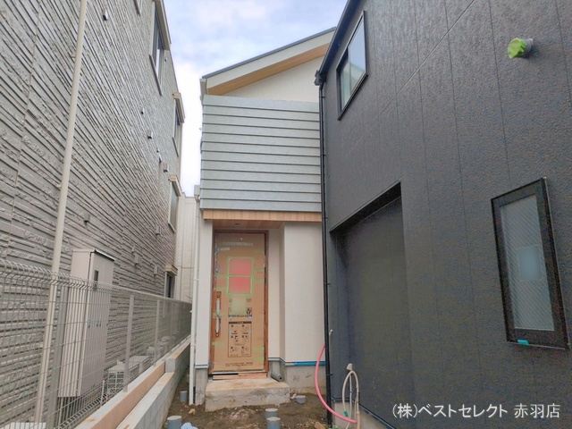 東京都板橋区常盤台１丁目の新築戸建て外構写真 2026年4月6日撮影