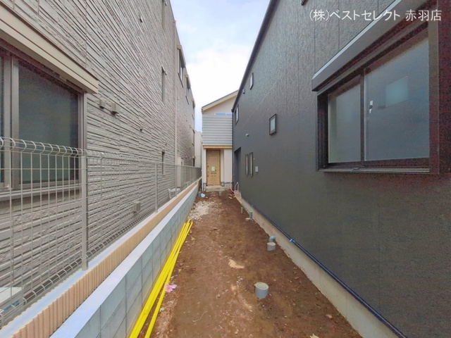 東京都板橋区常盤台１丁目の新築戸建て外構写真 2026年4月6日撮影