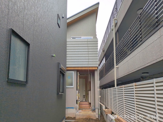 東京都板橋区常盤台１丁目の新築戸建て外構写真 2026年4月6日撮影