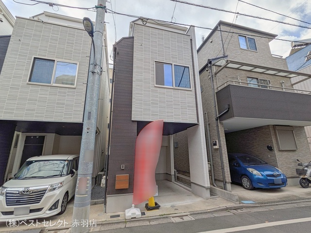 東京都北区東十条5丁目の中古戸建て完成写真 2026年2月11日撮影