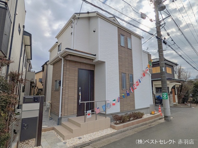 東京都練馬区西大泉4丁目の新築戸建て完成写真 2026年2月12日撮影