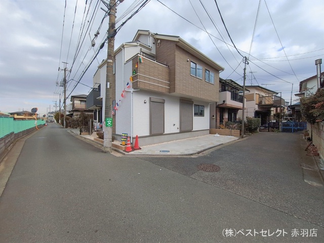 東京都練馬区西大泉4丁目の新築戸建て完成写真 2026年2月12日撮影