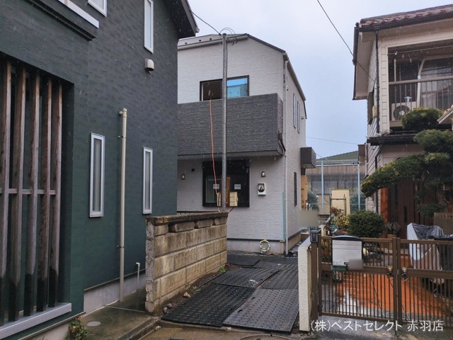 東京都練馬区南田中４丁目の新築戸建て外構写真 2026年3月2日撮影