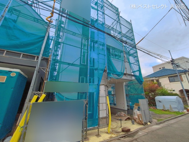 東京都板橋区富士見町の新築戸建てシート写真 2026年4月6日撮影