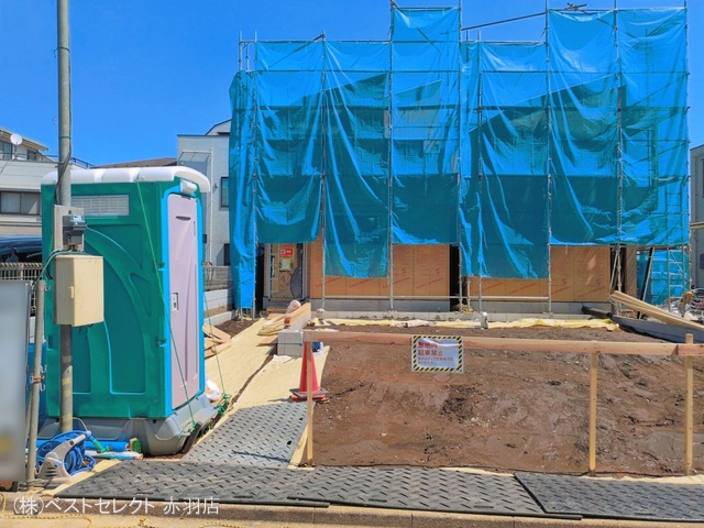 東京都練馬区桜台６丁目の新築戸建て上棟写真 2026年4月2日撮影