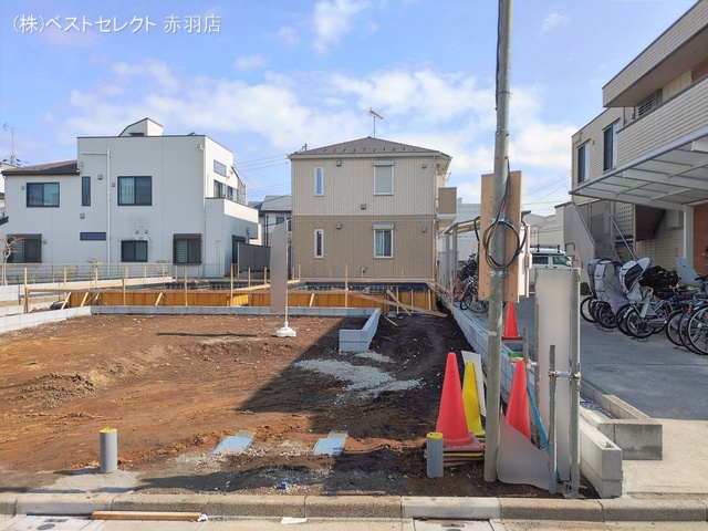 東京都練馬区桜台６丁目の新築戸建て基礎写真 2026年2月17日撮影
