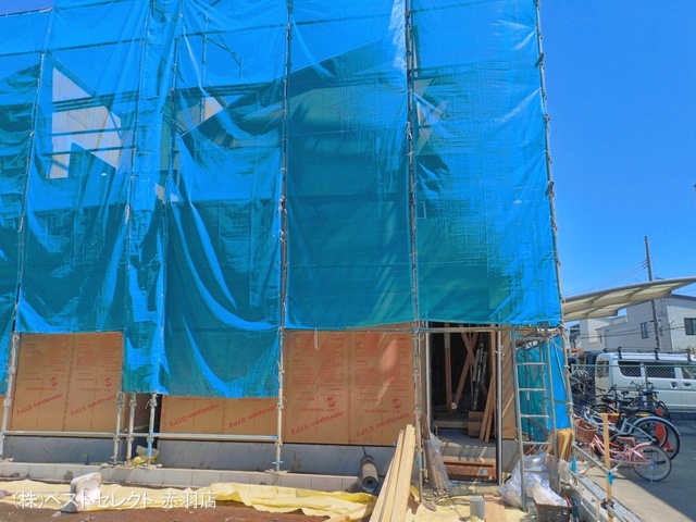 東京都練馬区桜台６丁目の新築戸建て上棟写真 2026年4月2日撮影