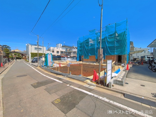 東京都練馬区桜台６丁目の新築戸建て上棟写真 2026年4月2日撮影