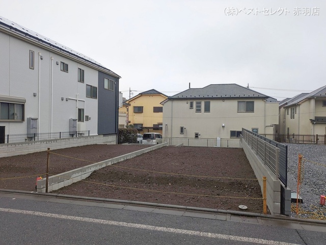 東京都練馬区南大泉６丁目の新築戸建て更地・土地写真 2026年2月24日撮影