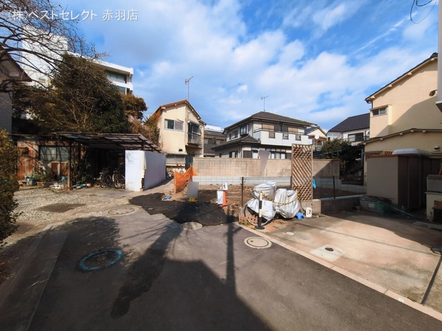 東京都板橋区坂下3丁目の新築戸建て更地・土地写真 2026年3月5日撮影