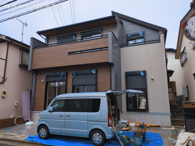 東京都練馬区土支田3丁目の新築戸建て外構写真 2026年3月9日撮影