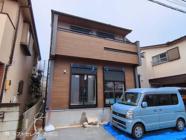 東京都練馬区土支田3丁目の新築戸建て外構写真 2026年3月9日撮影