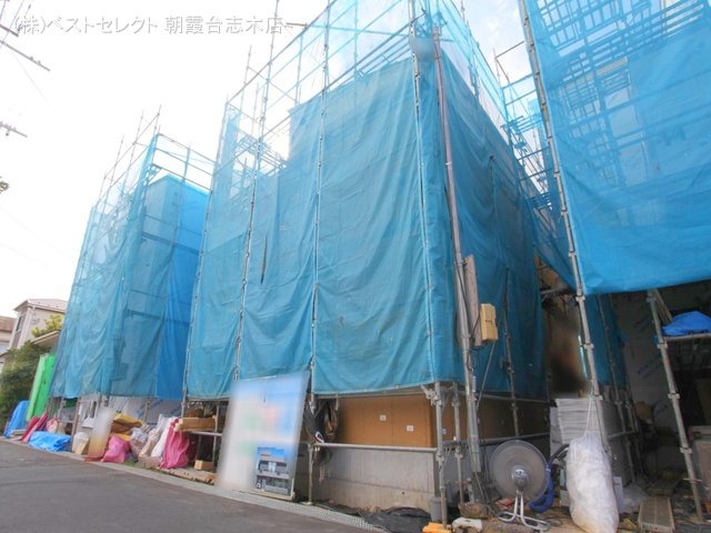 埼玉県新座市畑中2丁目の新築戸建て上棟写真 2024年9月18日撮影