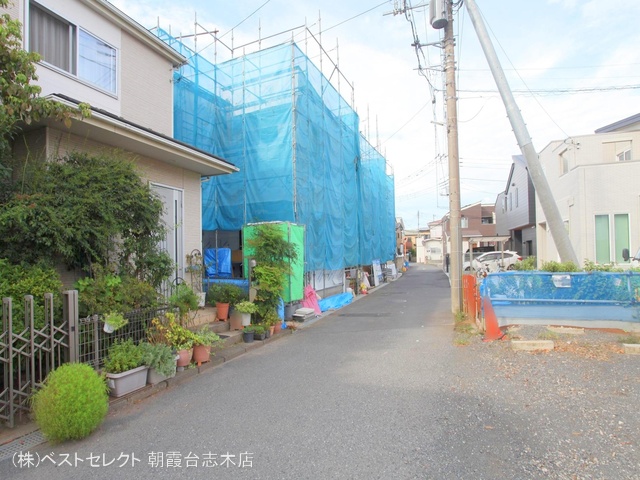 埼玉県新座市畑中2丁目の新築戸建て上棟写真 2024年9月18日撮影