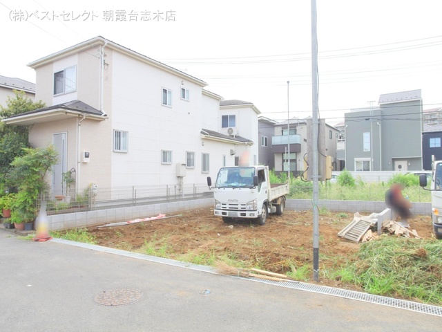 埼玉県新座市畑中2丁目の新築戸建て更地・土地写真 2024年7月25日撮影