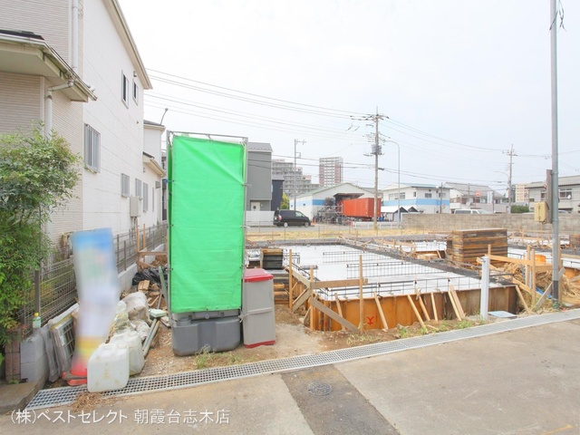 埼玉県新座市畑中2丁目の新築戸建て基礎写真 2024年8月5日撮影