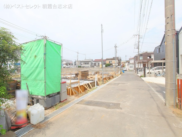 埼玉県新座市畑中2丁目の新築戸建て基礎写真 2024年8月5日撮影