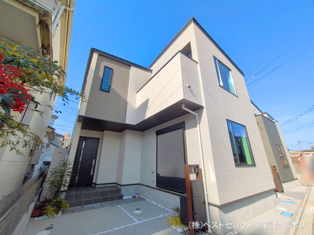 埼玉県新座市畑中2丁目の新築戸建て完成写真 2024年12月4日撮影