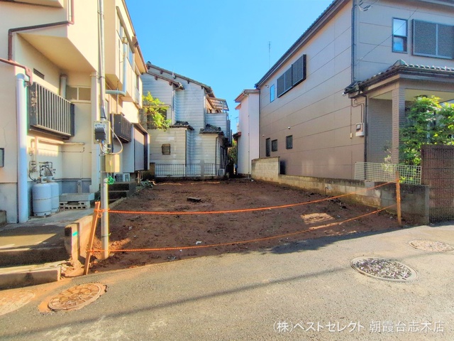 埼玉県新座市東3丁目の新築戸建て更地・土地写真 2024年11月26日撮影