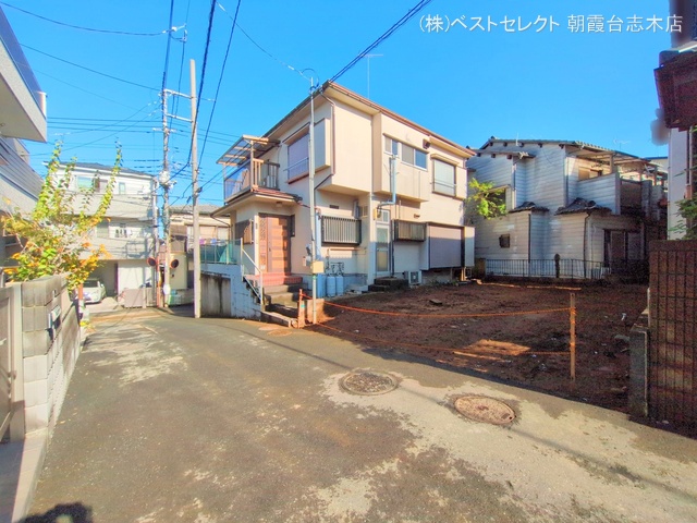 埼玉県新座市東3丁目の新築戸建て更地・土地写真 2024年11月26日撮影