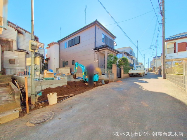埼玉県新座市東3丁目の新築戸建て基礎写真 2024年12月23日撮影