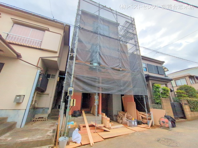 埼玉県新座市東3丁目の新築戸建て上棟写真 2025年1月15日撮影