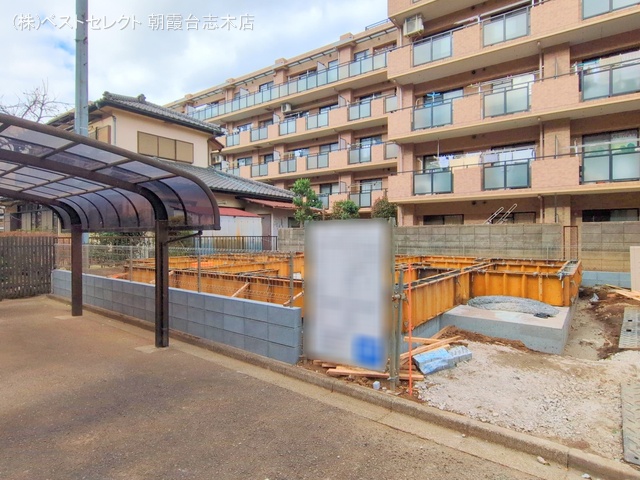 埼玉県新座市大和田１丁目の新築戸建て基礎写真 2025年1月15日撮影