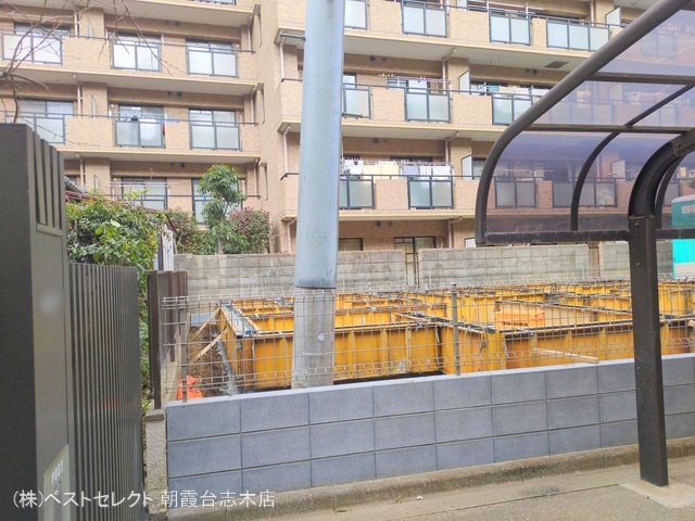 埼玉県新座市大和田１丁目の新築戸建て基礎写真 2025年1月15日撮影
