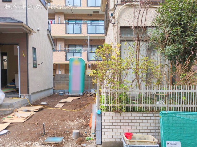 埼玉県新座市大和田１丁目の新築戸建て外構写真 2025年3月12日撮影