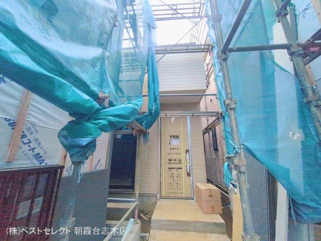 埼玉県和光市白子３丁目の新築戸建て外構写真 2026年1月6日撮影