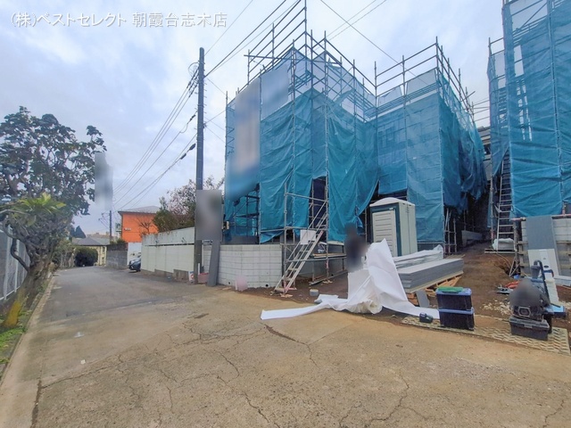 埼玉県和光市白子３丁目の新築戸建て外構写真 2026年1月6日撮影