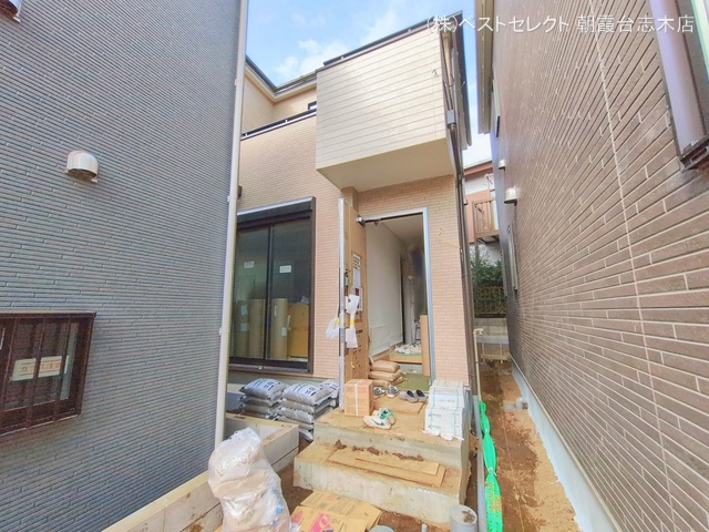 埼玉県和光市白子3丁目の新築戸建て外構写真 2026年2月11日撮影