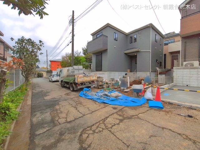 埼玉県和光市白子３丁目の新築戸建て外構写真 2026年3月31日撮影