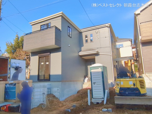 埼玉県和光市白子3丁目の新築戸建て外構写真 2026年2月5日撮影