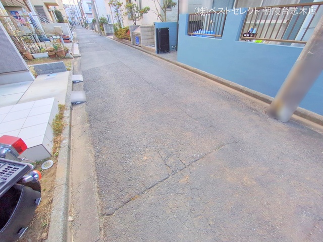 埼玉県朝霞市三原2丁目の新築戸建て外構写真 2025年2月16日撮影