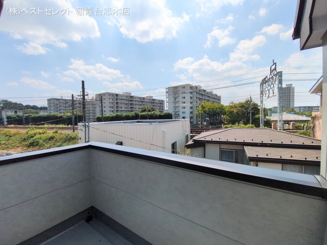 埼玉県志木市柏町6丁目の新築戸建てバルコニー写真 2025年8月31日撮影