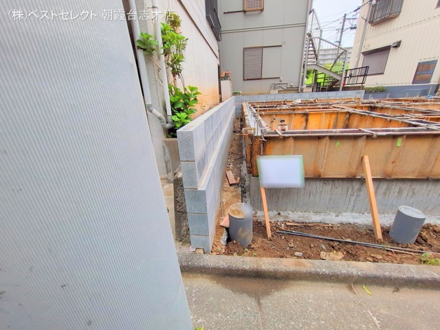 埼玉県志木市柏町6丁目の新築戸建て基礎写真 2025年4月24日撮影