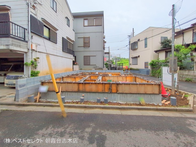 埼玉県志木市柏町6丁目の新築戸建て基礎写真 2025年4月24日撮影