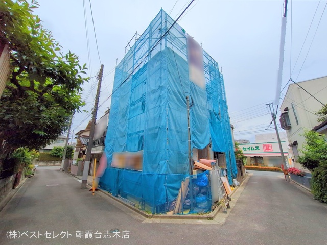 埼玉県志木市柏町6丁目の新築戸建てシート写真 2025年5月26日撮影