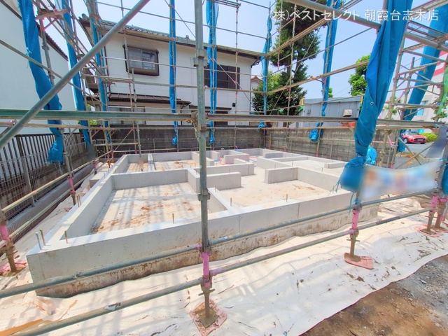 埼玉県志木市柏町５丁目の新築戸建て基礎写真 2025年5月20日撮影