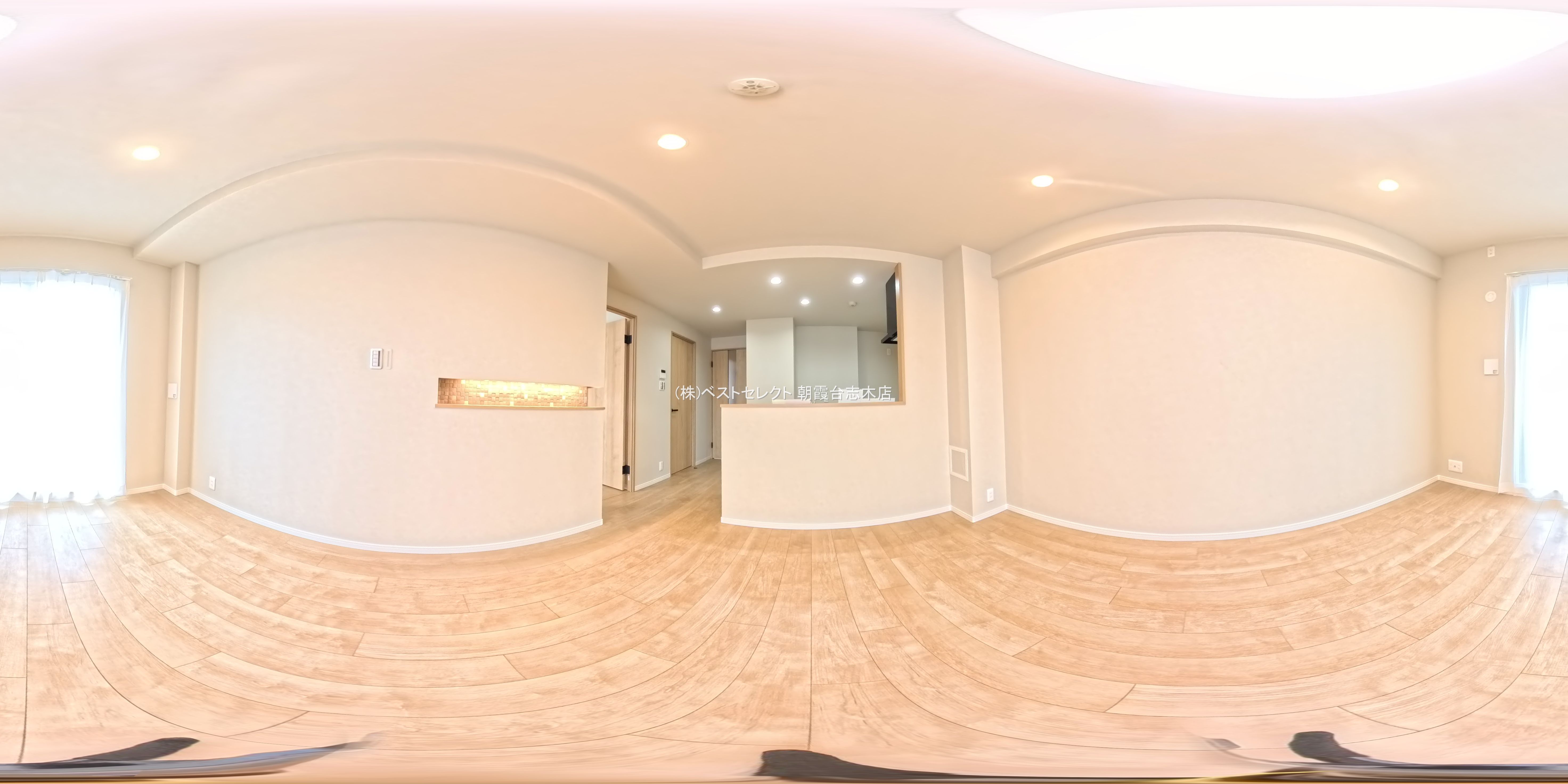 埼玉県和光市下新倉４丁目のマンション『クリオ西高島平参番館』パノラマ（リビング）写真 2025年9月15日撮影