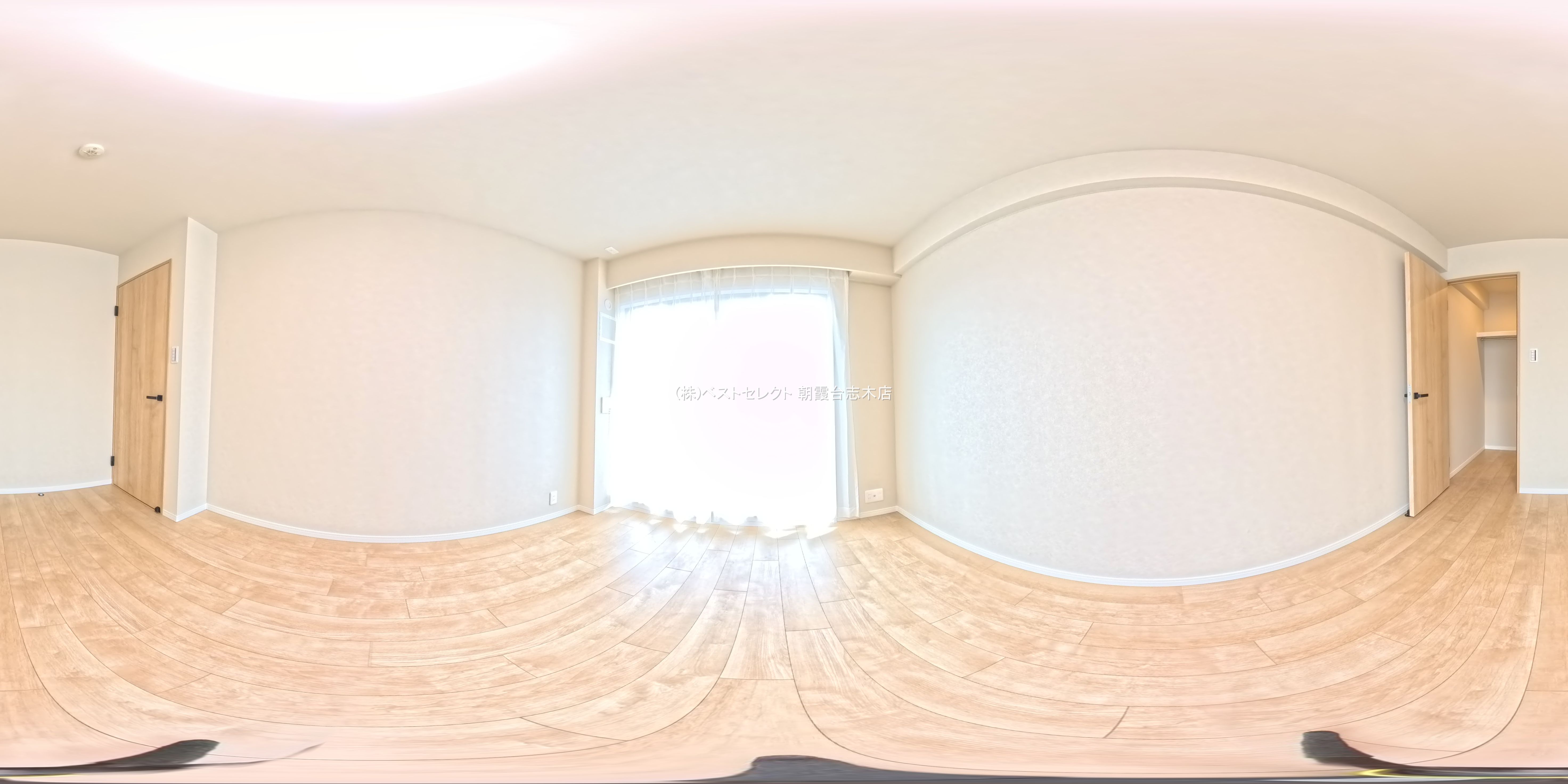 埼玉県和光市下新倉４丁目のマンション『クリオ西高島平参番館』パノラマ（居室メイン）写真 2025年9月15日撮影