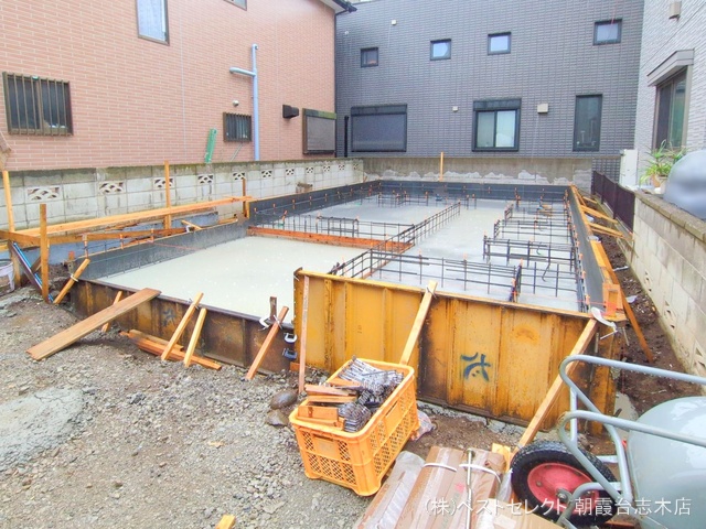埼玉県志木市本町2丁目の新築戸建て基礎写真 2025年5月5日撮影