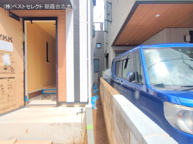 埼玉県志木市本町2丁目の新築戸建て外構写真 2025年7月16日撮影