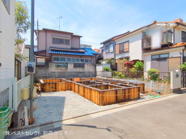 埼玉県朝霞市宮戸2丁目の新築戸建て基礎写真 2025年6月5日撮影