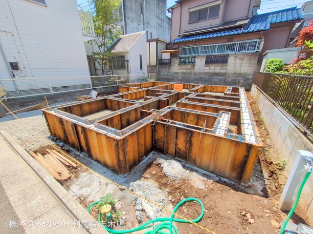 埼玉県朝霞市宮戸2丁目の新築戸建て基礎写真 2025年6月5日撮影